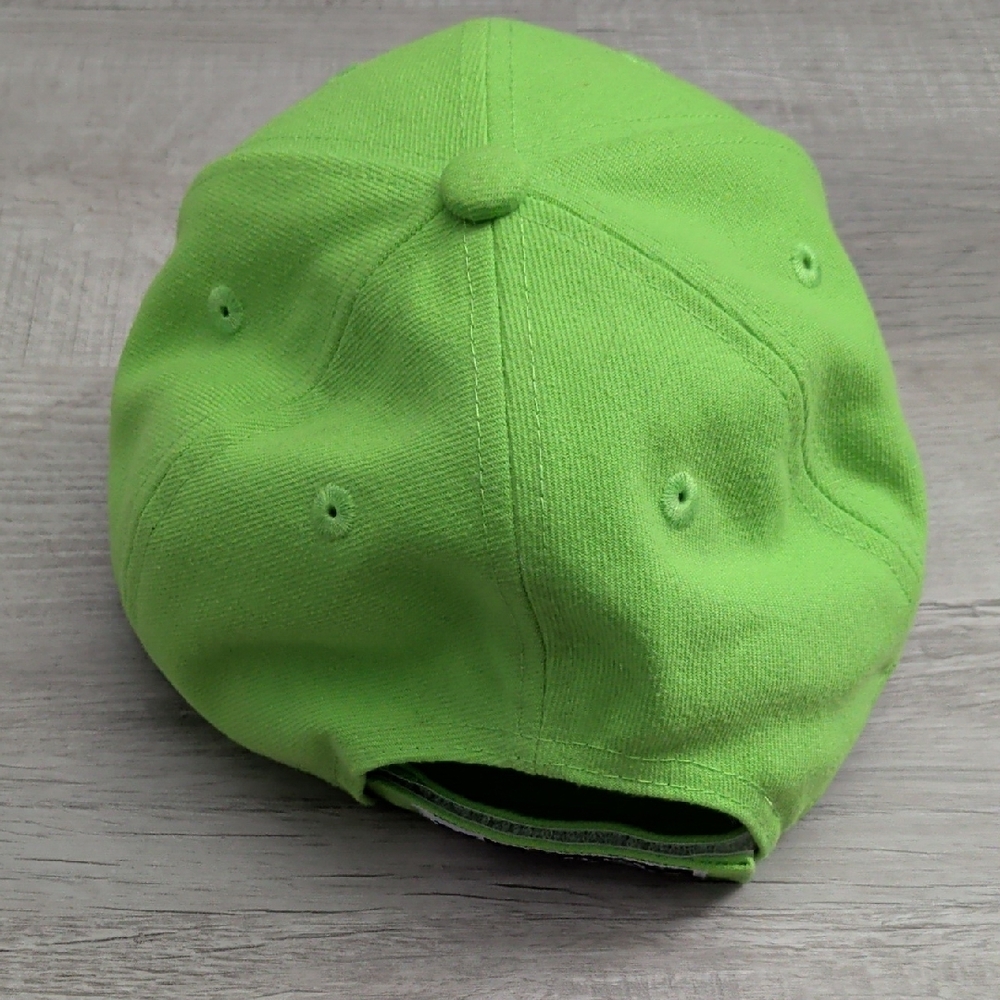 New Era Lime Green Cap with Logo - Picture 6 of 8